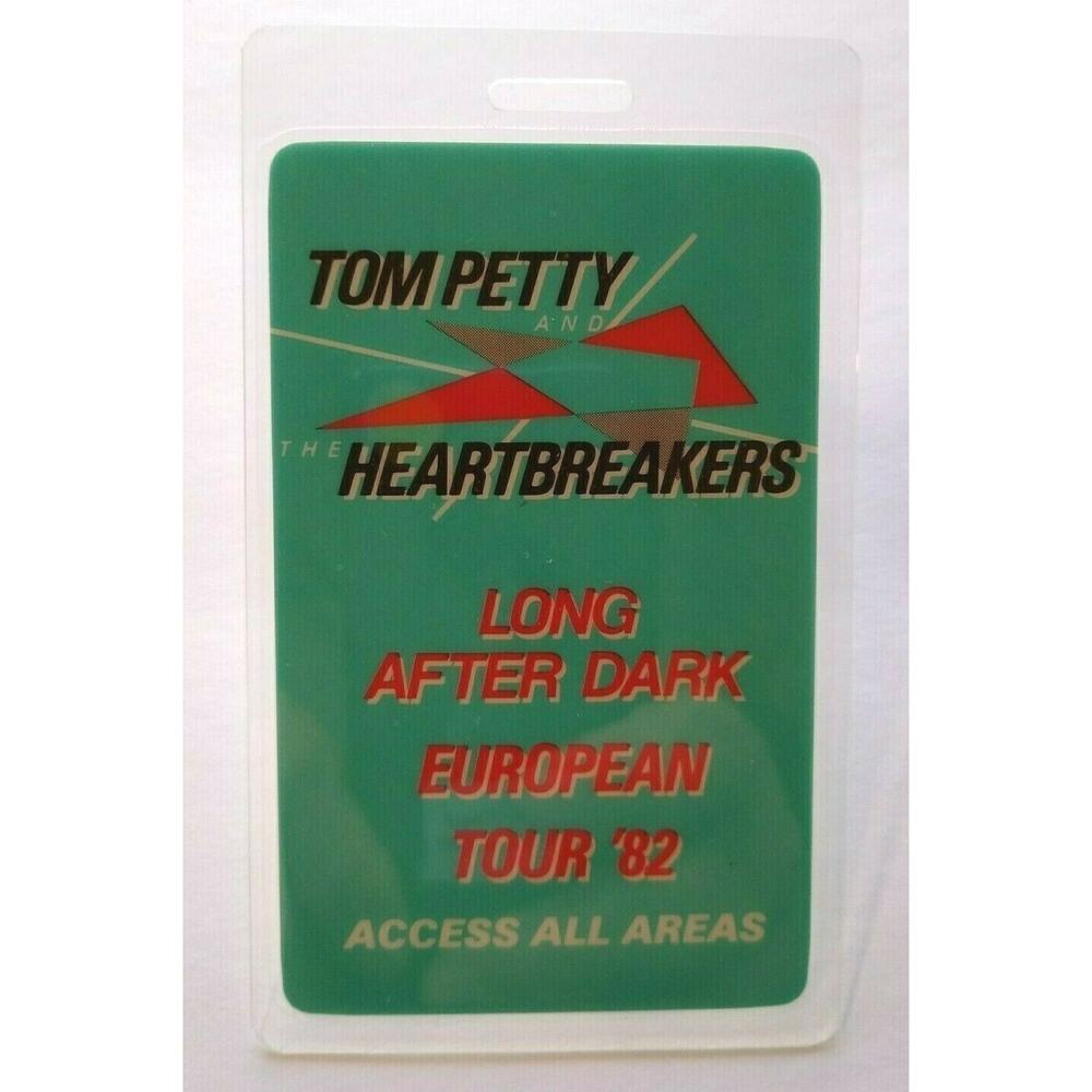 Tom Petty And The Heartbreakers Long After Dark Backstage Pass 1982 Rock Music